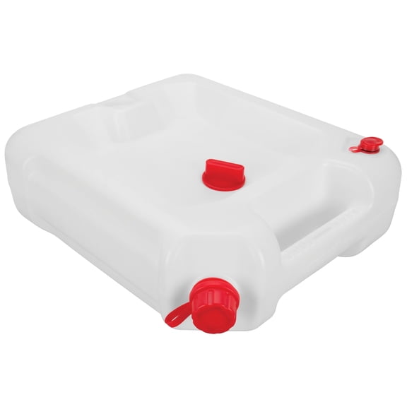 16-Quart Oil Drain Pan with Integrated Handle and Rubber Sealing Gaskets