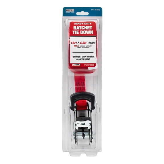 U-Haul 16' Heavy Duty Ratchet Tie Down