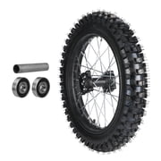 16" Rear Wheel Assembly   90/100-16 Knobby Tire with 1.85x16 Rim, 15mm & 12mm Bearings for Pit Dirt Bike Motorcycle Motocross Offroad SSR Taotao DBX1, DB27 Apollo Z20 Max 125cc 140cc 150cc 200cc
