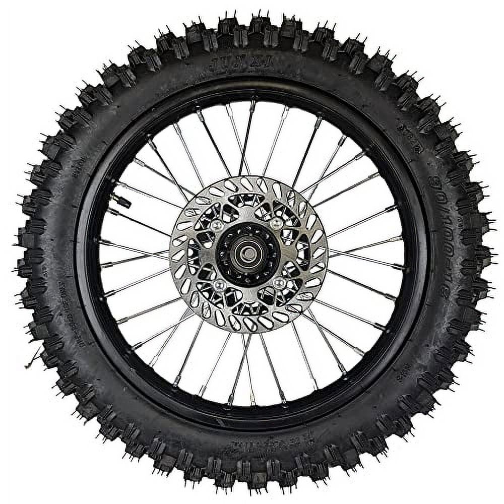16" Rear Wheel tire Assembly Includes Brake Rotor and 428 Sprocket For Dirt Pit Bike 90/100-16 125cc 140cc 150cc Apollo RXF 150 SSR XR CRF TaoTao (16 Inch)