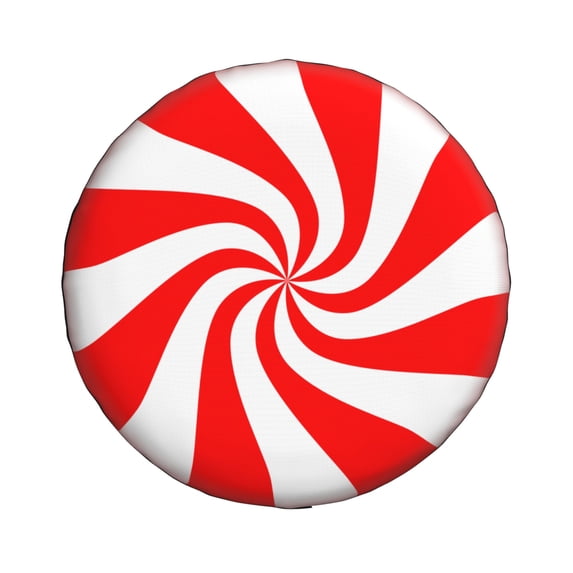 16'' Red Lollipop Tire Cover, Universal Spare Wheel Covers, Dust-Proof, Water-Proof, Sun-Proof and Corrosion-Proof