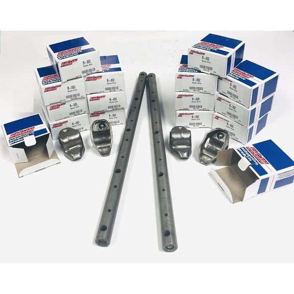 16 Rocker Arms & (2) Rocker Arm Shafts compatible with 1958-88 Chrysler 318 360 340 273 Dodge Plymouth Small Blocks