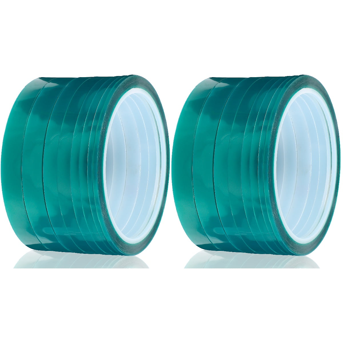 16 Rolls Green Adhesive Duct Tape Set - Thermal and Sublimation Multipurpose Tape for Strong Bonding and Use