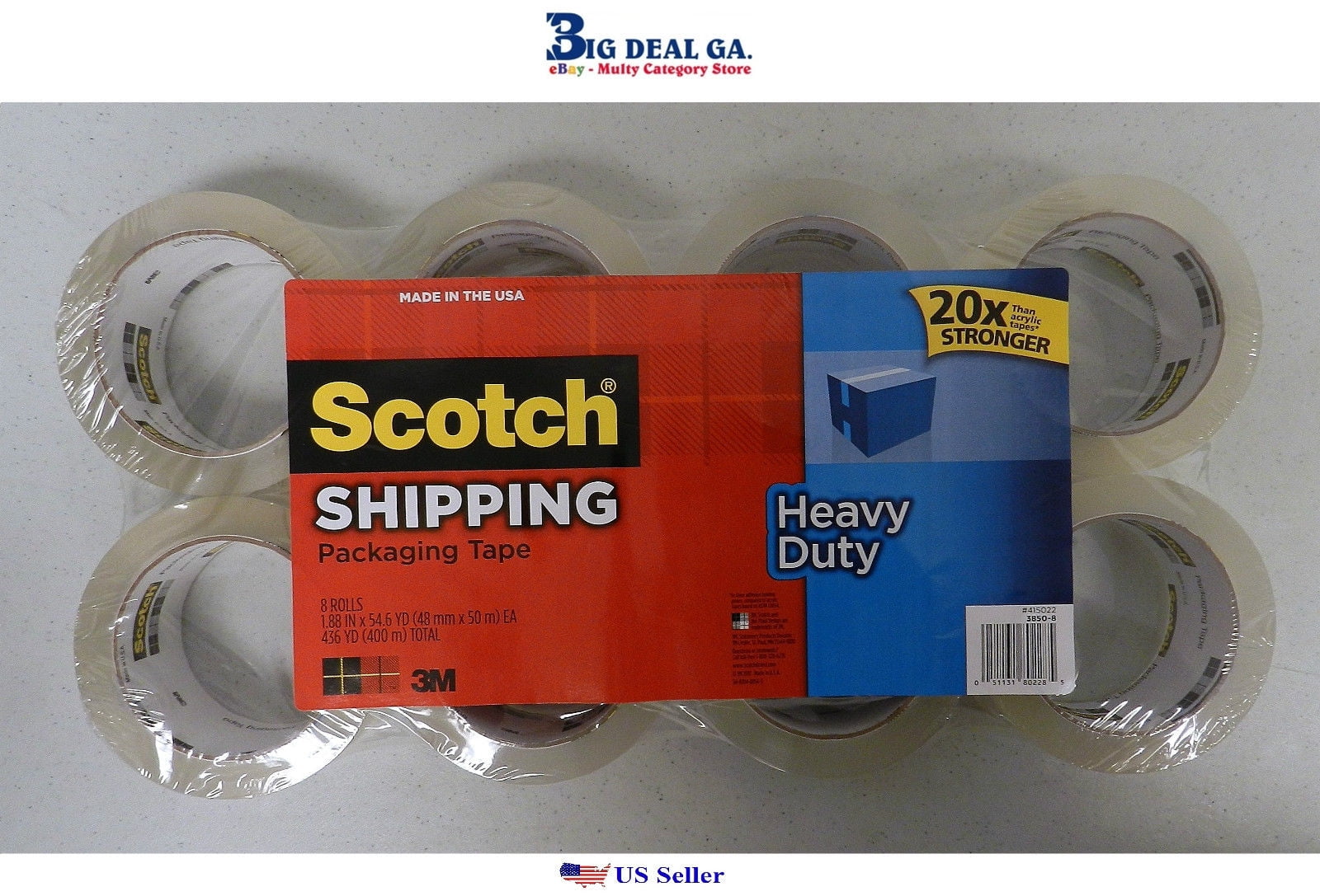 Duck Brand HD Clear Heavy Duty Acrylic Packing Tape - Clear, 1.88