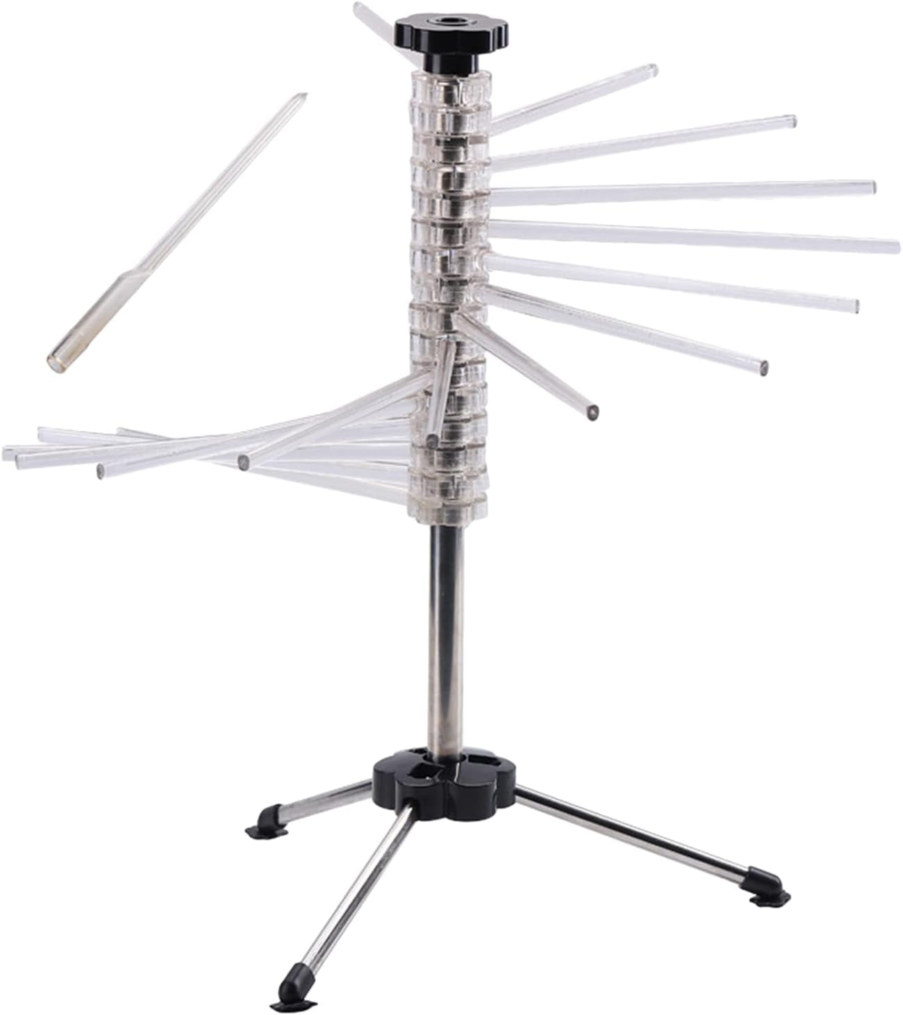 16 Rotating Dry Rods Drying Rack Spaghetti Noodles Dryer Stand Hanging Holder Foldable Home