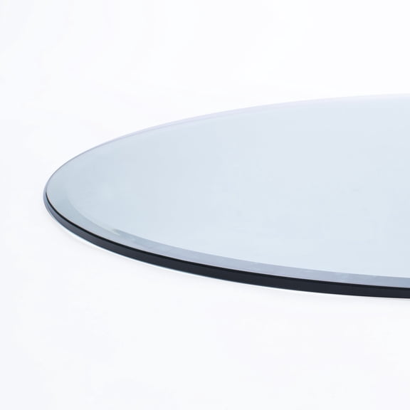 16" Round Clear Tempered Glass Table Top By Spancraft Glass