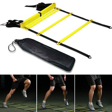Tandem Sport Agility Ladder | 10 Rung Speed Ladder With Bag For Footwork Training