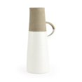thumbnail image 1 of 16" Rustic Organic White And Natural Decorative Jug, 1 of 5