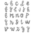 thumbnail image 1 of 16" Script Cursive "Sixty" Balloon Letters, 1 of 1