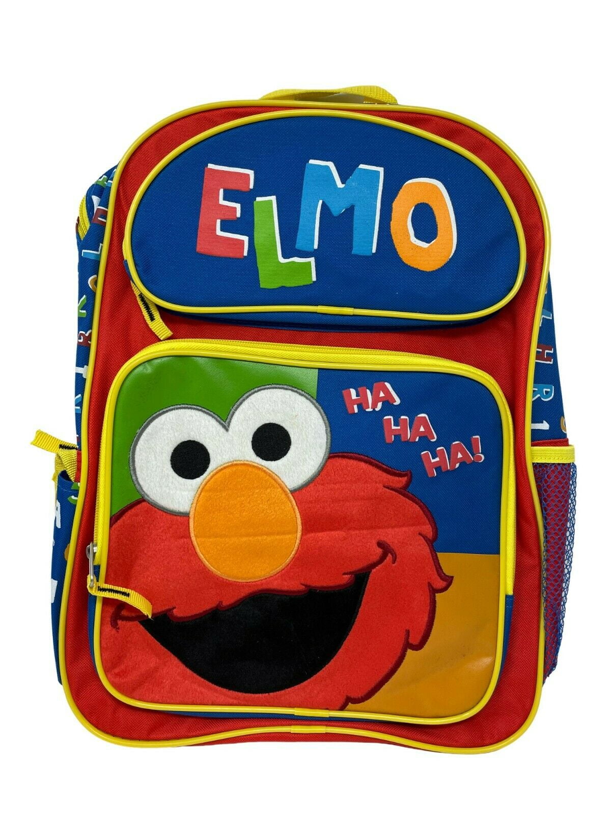 Sesame Street Gang Elmo Boys Girls Toddler 16 inch School Backpack