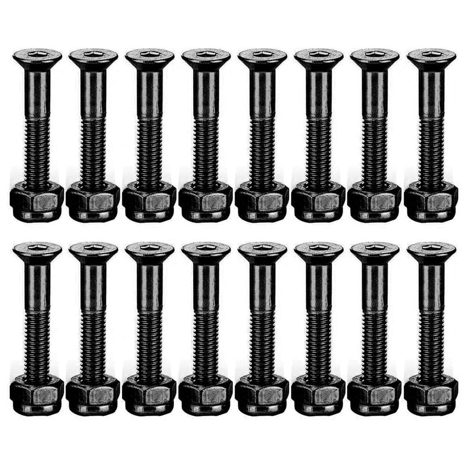 16 Set 1 Inch Skateboard Mounting Hardware Screws Bolts Skateboard