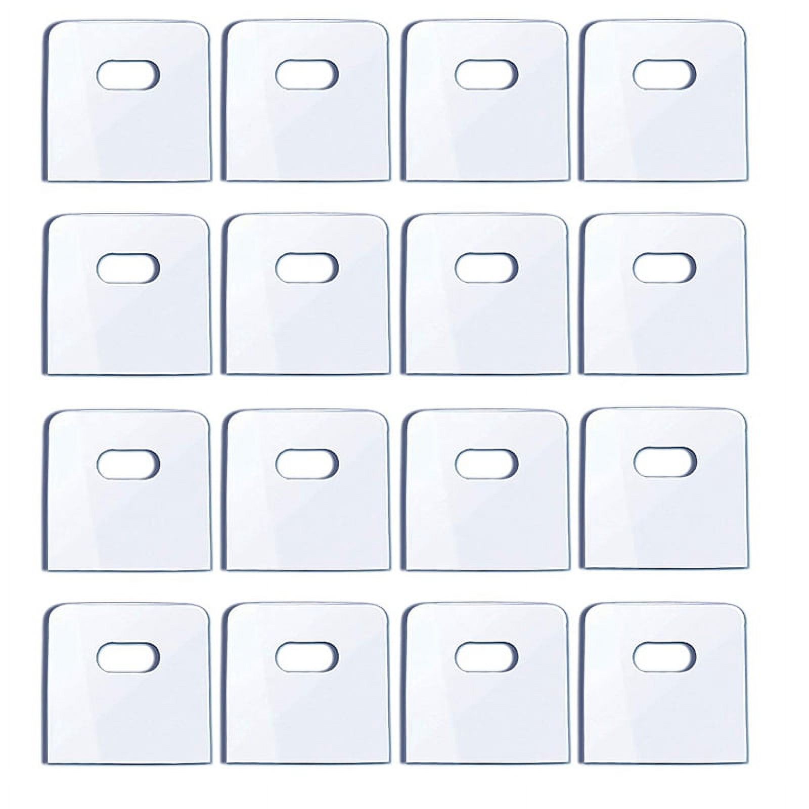 16 Set/ 32 Pieces Clear Vertical Blind Repair Tabs, Vertical Blind