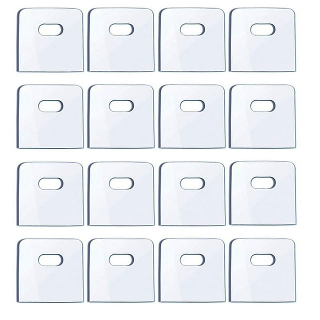 16 Set/ 32 Pieces Clear Vertical Blind Repair Tabs, Vertical Blind