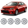 thumbnail image 1 of 16" Set Of 4 Hubcaps Wheel Rims Cover for 2009-2019 TOYOTA COROLLA & 2009-2014 TOYOTA MATRIX Compatible With Steel Wheels Snap On Installation(16-Inch,Lacquer), 1 of 8