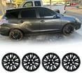 thumbnail image 1 of 16" Set Of 4 Hubcaps Wheel Rims Cover Fit 2012-2014 TOYOTA CAMRY /2012-2014 TOYOTA CAMRY HYBRID Compatible With Steel Wheels Snap On Installation(16-Inch,BLACK LACQUER), 1 of 7