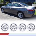 thumbnail image 1 of 16" Set of 4 Hubcaps Wheel Rims Cover Fit 2015-2017 Toyota Camry /2015-2017 Toyota Camry Hybrid Compatible with Steel Wheels Snap on Installation(16-inch,Lacquer), 1 of 12