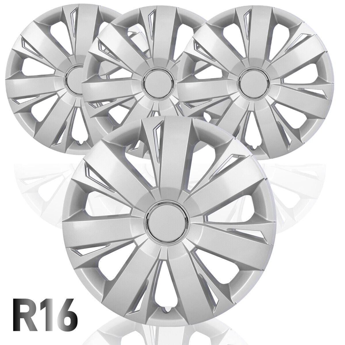 16" Set of 4 Hubcaps Fit 2011-2018 Volkswagen Jetta Steel Wheel Cover Snap on