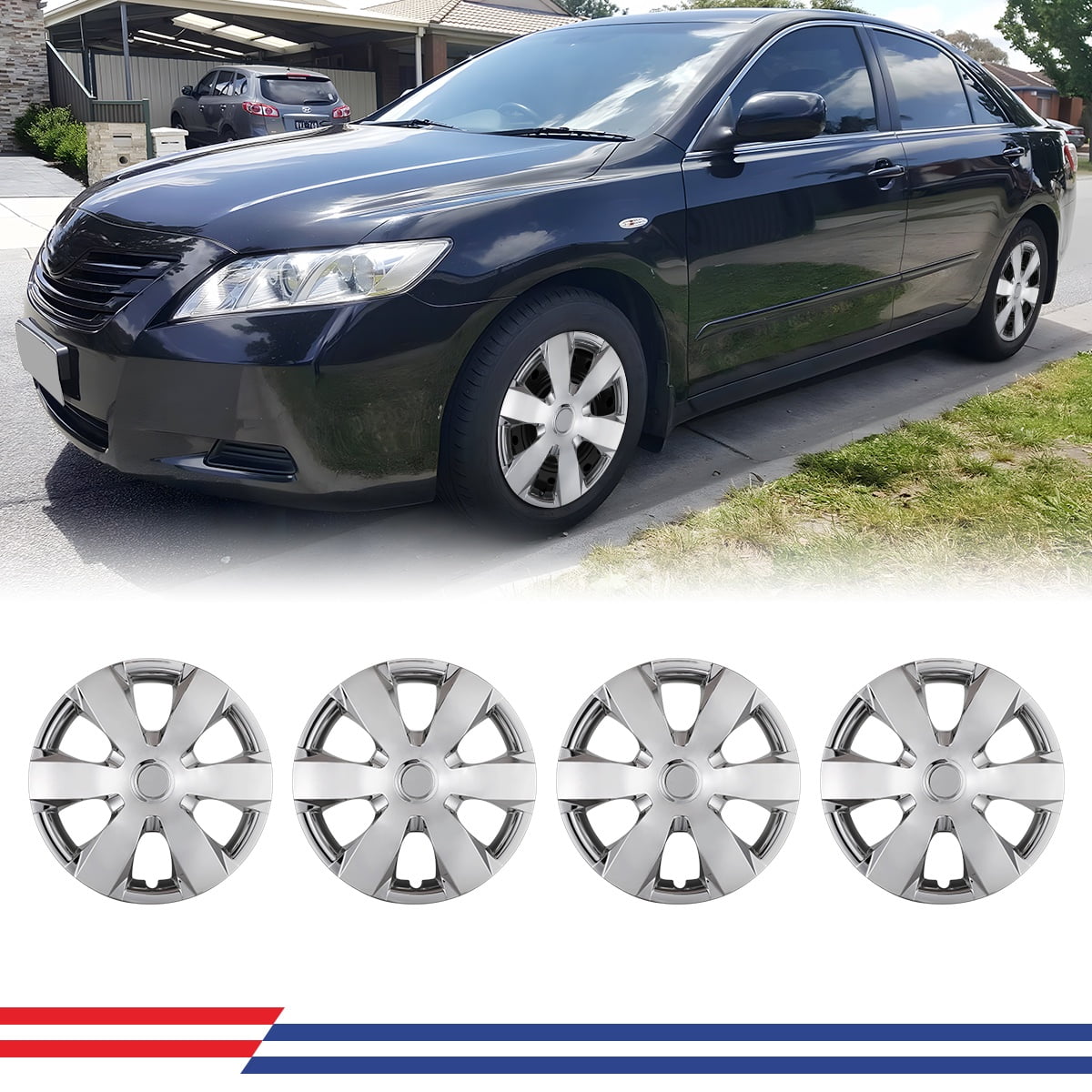 16" Set Of 4 Hubcaps Wheel Rims Cover for 2007-2011 TOYOTA CAMRY /2007 ...