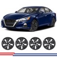 thumbnail image 1 of 16" Set of 4 Hubcaps Wheel Rims Cover for 2019-2025 Nissan Altima Compatible with Steel Wheels Snap on Installation(16-inch,Black Matte), 1 of 11