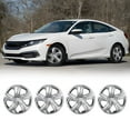 thumbnail image 1 of 16" Set of 4 Hubcaps Wheel Rims Cover for 2016-2025 Honda Civic Sedan Compatible with Steel Wheels Snap on Installation(16-inch,Chrome), 1 of 7