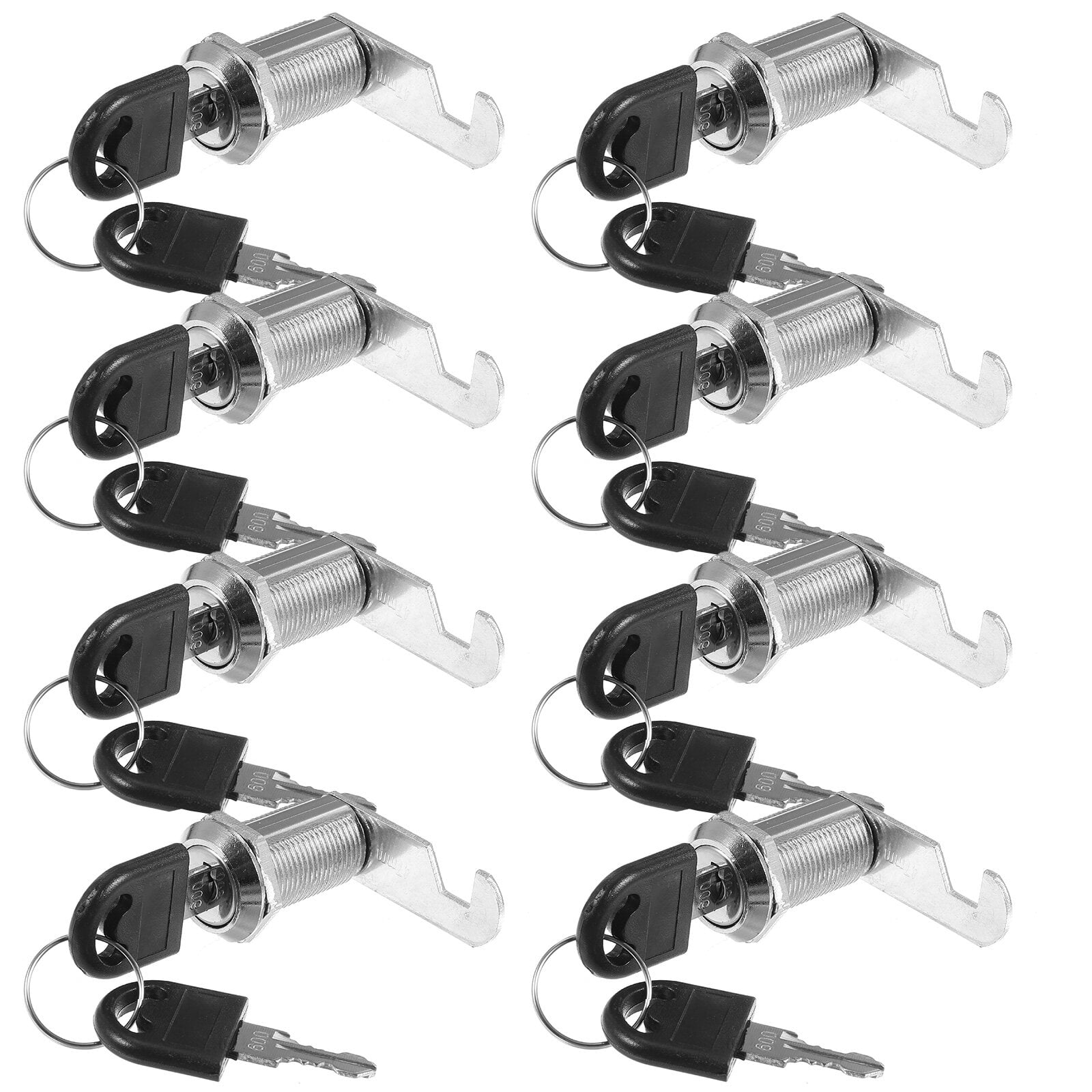 WEUVEB Zinc Alloy Keyed Cabinet Locks for File Drawers, Secure Home and Office Storage with Metal Construction