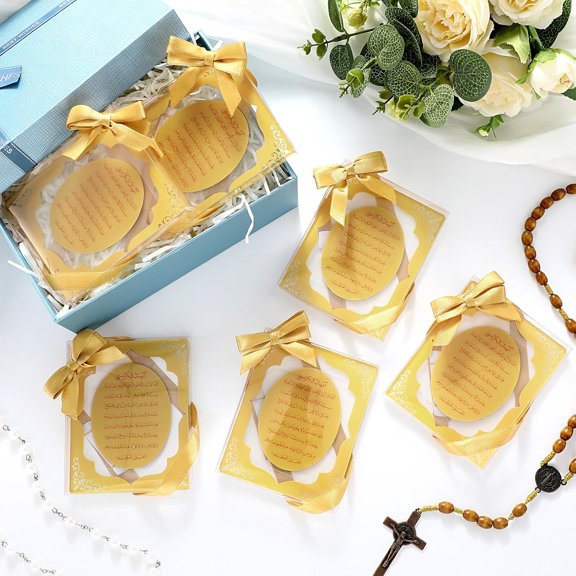 16 Sets Eid Magnets for Guests DIY Ramadan Eid Mubarak Gifts Bulk Acrylic Soft Fridge Magnetic Stickers Decoration for Refrigerator Muslim Islamic Wedding Birthday Party Favors