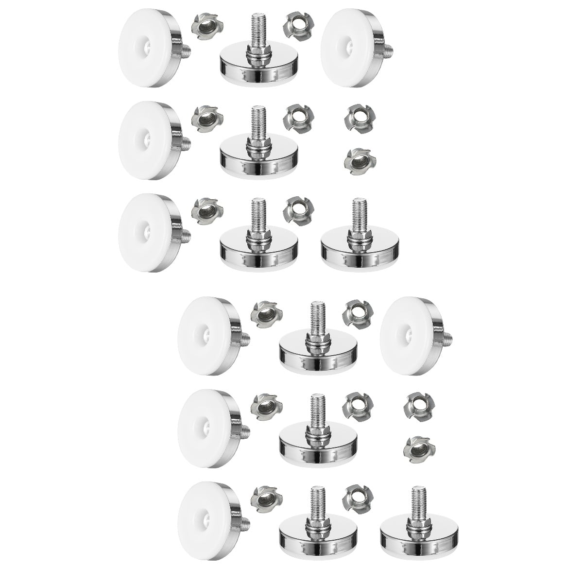 16 Sets Table and Chair Adjustment Screws Leveler Furniture Tables