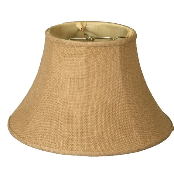 16" Shallow Bell Lamp Shade Burlap