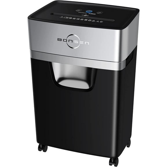 16-Sheet Heavy Duty Paper Shredder for Office, 60-Minute Running Time Cross-Cut CD Shredder with 60dB Low-Noise, 5.3-Gallon Pull Out Bin, Anti-Jam & Quiet Shredder for Home Office (S3102)