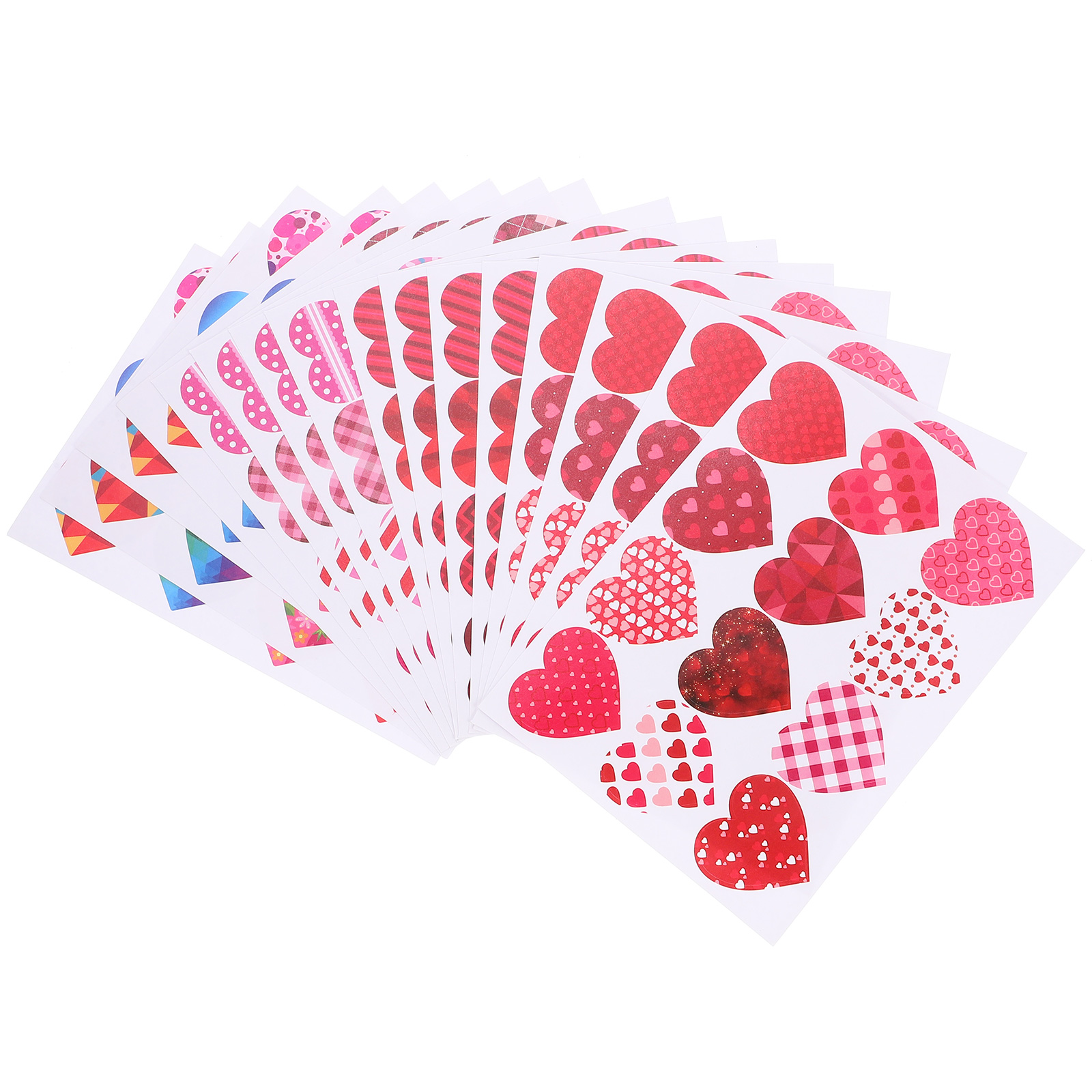 16 Sheets Love Stickers Money Envelopes Valentines Stickers Valentine S