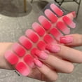 thumbnail image 1 of 16 Sheets Nail Polish Stickers Full Nail Wraps Stick on Nail Polish Strips Self Adhesive Gel Nail Strips Fingernails Sticker Nails (Stylish Style), 1 of 5