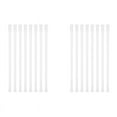 thumbnail image 1 of 16 Small Tension Rods 15.7 Inch to 28 Inch Spring Extendable Curtain Curtain Shower Curtain Telescopic Rod White, 1 of 8