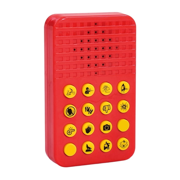 16 Sound Effect Prank Machine, Electronic Gag Gift Audio Box for Parties and Gatherings, Portable Noise Maker, Hilarious Soundboard, Requires 2 AAA Batteries