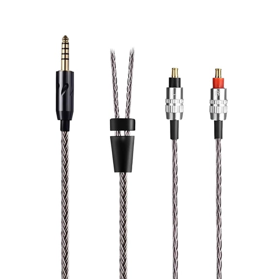 16-Strand 4.4mm 2.5mm 6.35mm 6N OCC A2DC Balanced Cable 4.6ft Compatible with ATH-MSR7B SR9 ES750 ES770H ESW950 ESW990H ADX5000 WP900 AP2000Ti AWAS AWKT Earphones