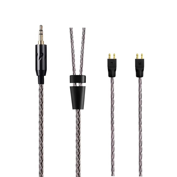 16-Strand 4.4mm 3.5mm 2.5mm 6.35mm to 2Pin 6N OCC Balanced Cable 4.6ft Compatible with FitEar MH334 MH334SR MH335DW TOGO334P AYA F111 SLK SL103 Private 333 Earphones