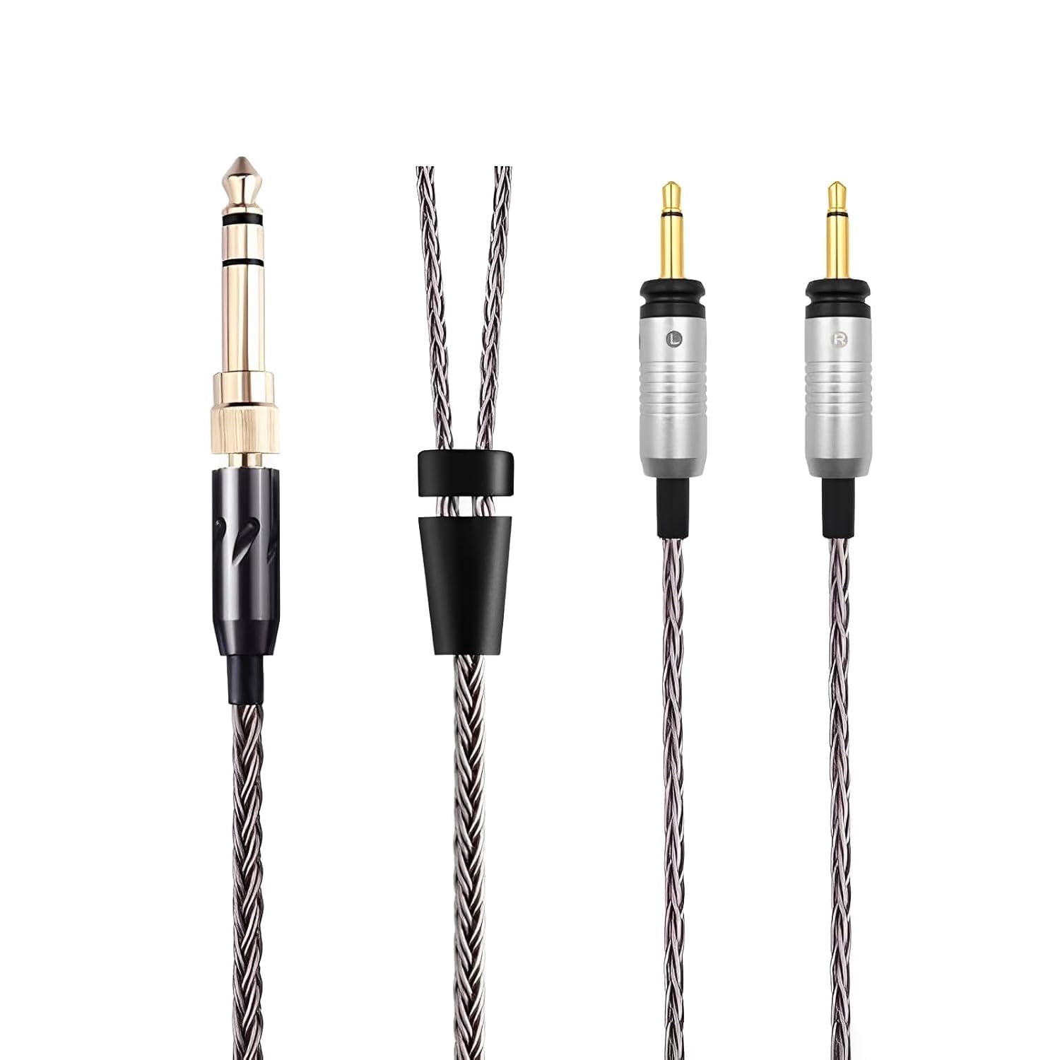 Glear 16-Strand 4.4mm 3.5mm 2.5mm 6.35mm to Dual 3.5mm 6N OCC Balanced Cable ...