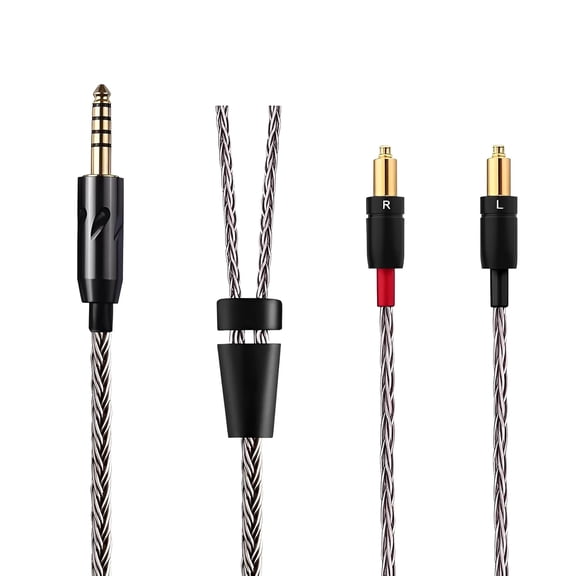 16-Strand 4.4mm 3.5mm 2.5mm 6.35mm to MMCX 6N OCC Upgrade Balanced Cable 4.6ft Compatible with Shure SRH1840 SRH1540 SRH1440 Earphones