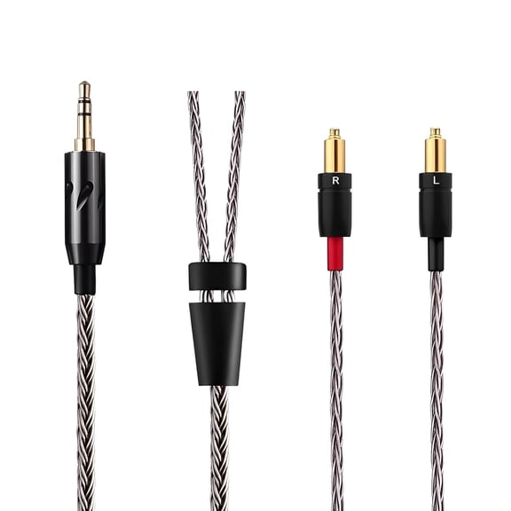 16-Strand 4.4mm 3.5mm 2.5mm 6.35mm to MMCX 6N OCC Upgrade Balanced Cable 4.6ft Compatible with Shure SRH1840 SRH1540 SRH1440 Earphones