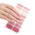 thumbnail image 1 of 16 Strips Polish Sticker Stickers Set for UV Lamp Nails Polish Wraps Fashion Art Sticker, 1 of 9