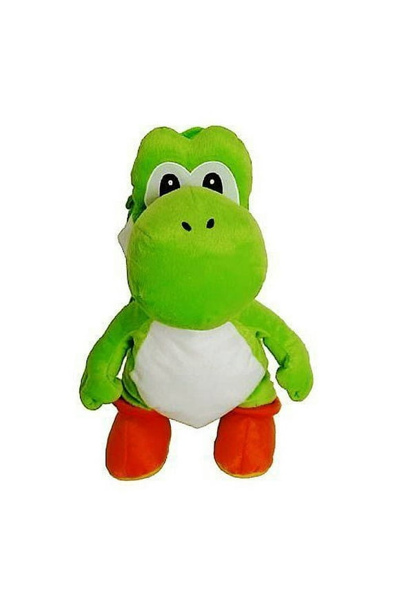 16" Super Mario Green Yoshi Plush Backpack Bag