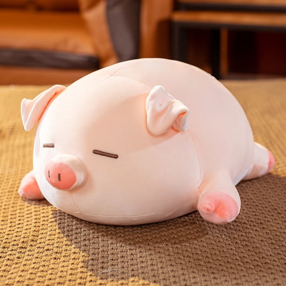 16" Super Soft Plush Pig Toy, Cuddly Stuffed Animal for Home Decor, Huggable Comfort Companion and Cozy Gift
