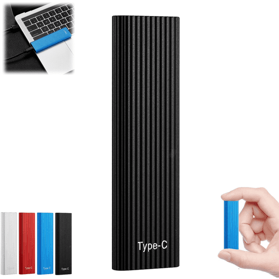 16 TB Mini Portable External USB Hard Drive Small Size Portable External Storage for Computer Office Work Daily Backup Use for Files,Black