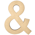 thumbnail image 1 of 16" Tall MDF Letter & | 1/8" Thick | Krafty Supply Letters | Arial | Wooden Letter, 1 of 4