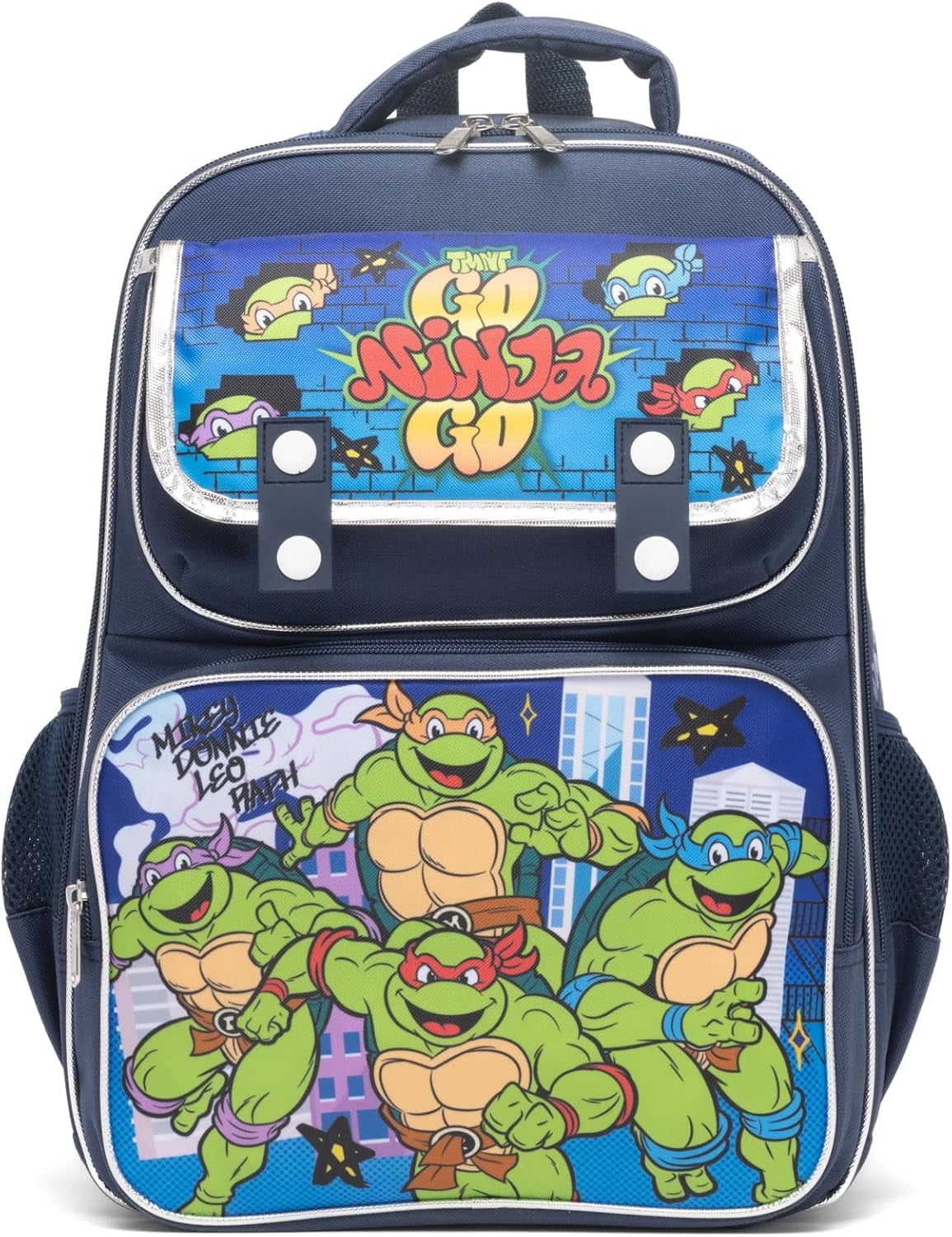16" Teenage Mutant Ninja Turtle Large School backpack with Padded Back and Adjustable Straps