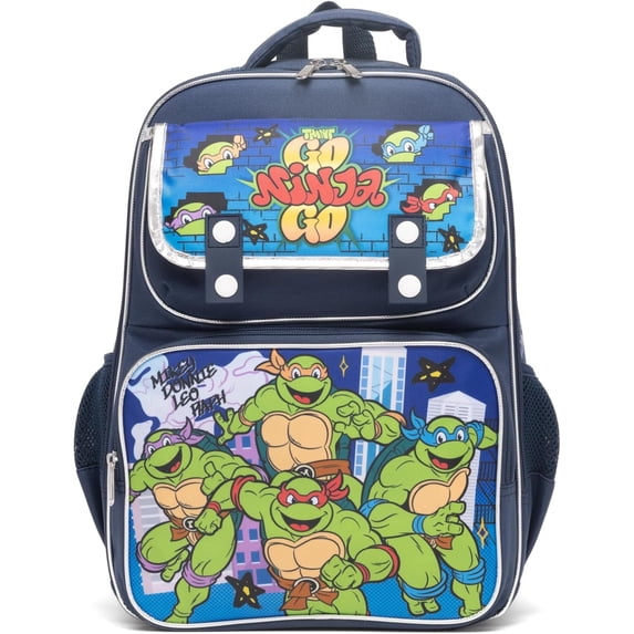16" Teenage Mutant Ninja Turtle Large School backpack with Padded Back and Adjustable Straps