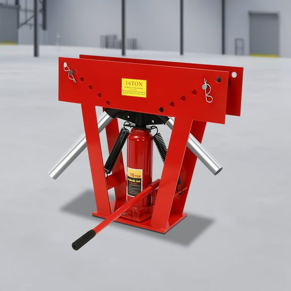16 Ton Hydraulic Pipe Tube Bender, Manual Heavy-Duty Pipe Bending Machine, Manual Hydraulic Pipe Tube Bender Tool