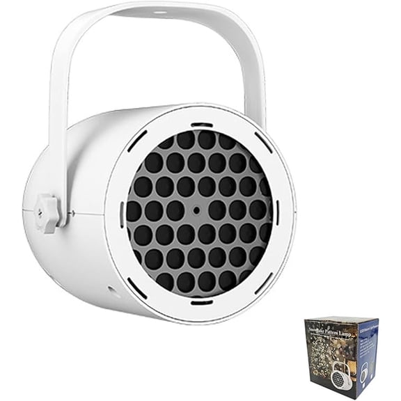 16 USB Christmas Projector Light, Christmas Snowflake Projector Lights, Outdoor Indoor Decorations for Living Room, USB Powered with 360 Rotating Stand, Holiday Magic Light Show