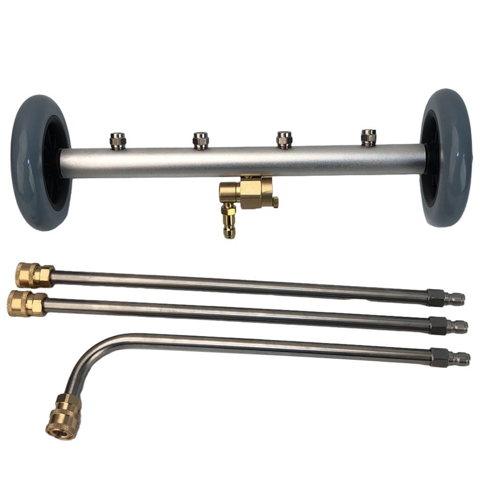 16" Undercarriage Pressure Washer Attachment, 2in1 Pressure Washer Undercarriage Cleaner