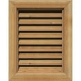 thumbnail image 1 of 16"W x 12"H Rectangle Gable Vent (21"W x 17"H Frame Size): Unfinished, Functional, Rough Sawn Western Red Cedar Gable Vent w/ Brick Mould Face Frame, 1 of 6
