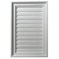 thumbnail image 1 of 16"W x 16"H Rectangle Urethane Gable Vent Louver, Functional, 1 of 11